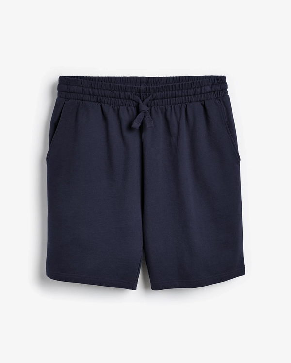 Navy Blue Plain Shorts