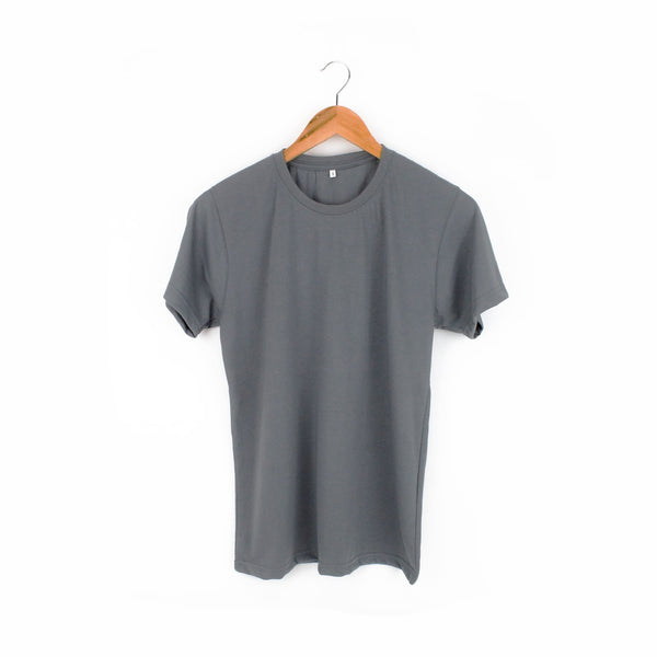 Steel Gray Plain Tee